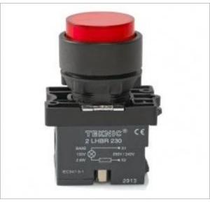 Teknic Red Illuminated Momentary Actuator W/O Bulb, P2ALRP4